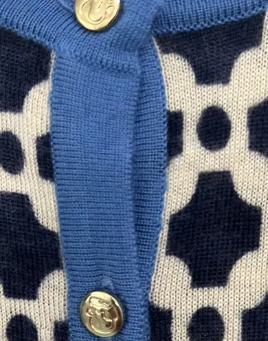 Spartina 449 New diamond and argyle wool cardigan sweater size XXS