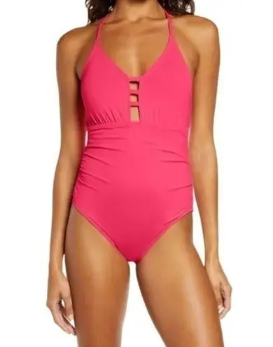 La Blanca Laddered Mio One Piece Swimsuit in Ginger 2 NWT