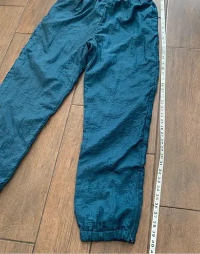 Vintage Teal Nylon Track Pants sz M Size M