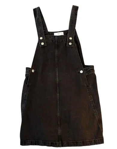 Mango MNG Denim Black Jumper Dress Mini A