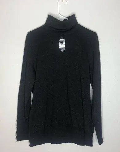 Lane Bryant NWT  keyhole front turtleneck sweater