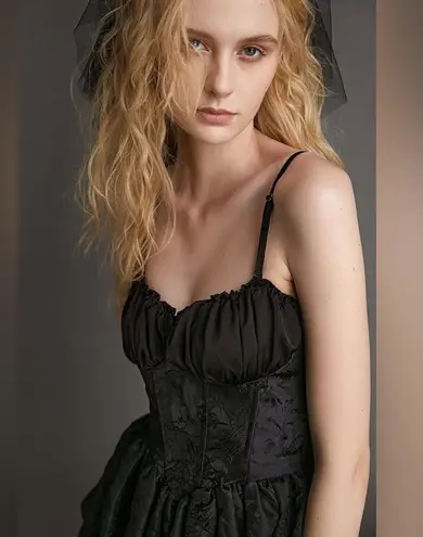 J.ING For this Moment Black Fit and Flare Mini Dress Black Size XS NWT