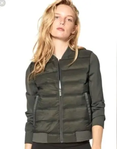 Lululemon  goose Down & Around Bomber (Reversible) in Armory green woman size 12