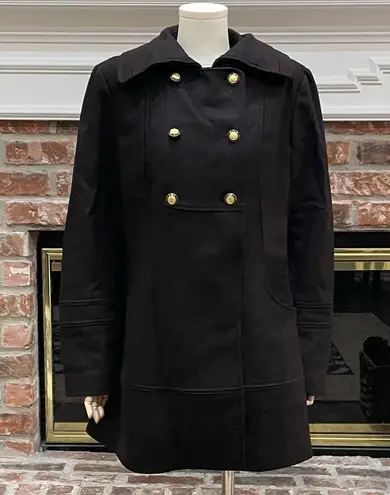 Esprit Collection chocolate brown wool-blend peacoat / M / Excellent condition