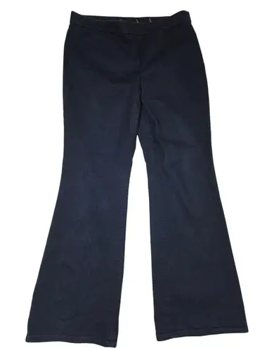 Anne Klein Dark Blue Stretch Cotton Bootcut Pull