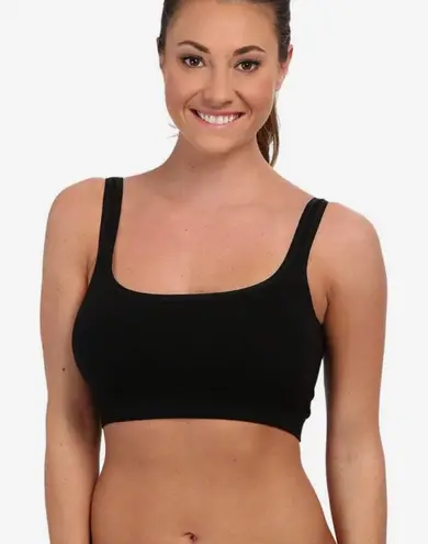 New! Yummie Black Seamless Scoop Neck Bra with Removable Pads 1X/2X