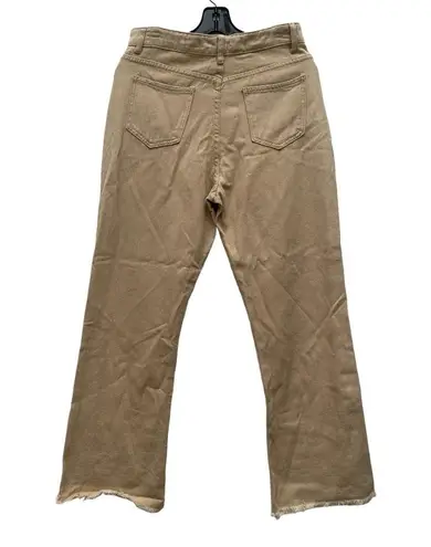 Unisex new khaki cotton jeans size M Size M