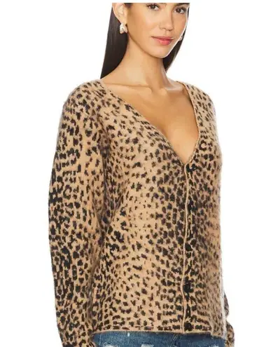 Jaded London Leopard Chuck Cardigan Sweater NWT