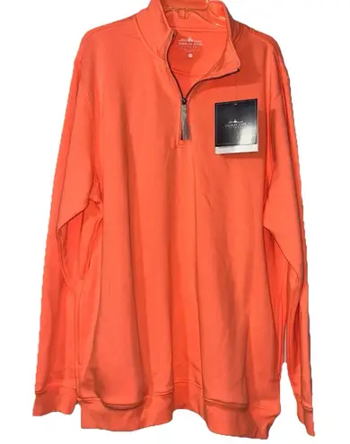 Charles River Apparel Charles River Bright Coral Quarter Zip Pullover Women’s Size XL - Image 1