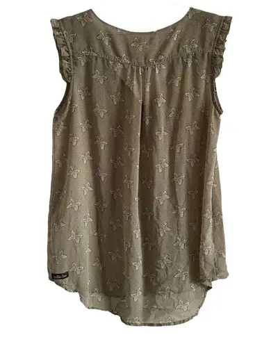 Matilda Jane It’s A Wonderful Parade Butterfly Sheer Sleeveless Top Size Medium.