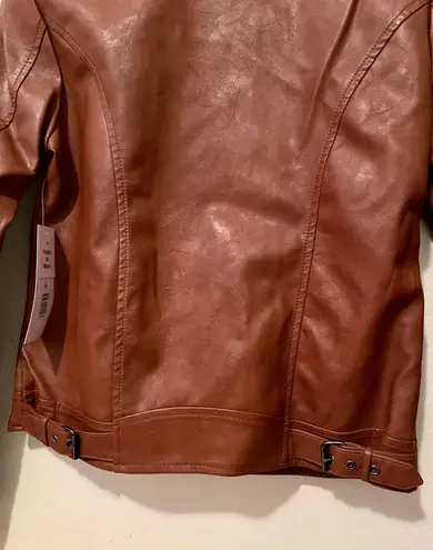Maralyn & Me Junior’s Faux Leather Jacket