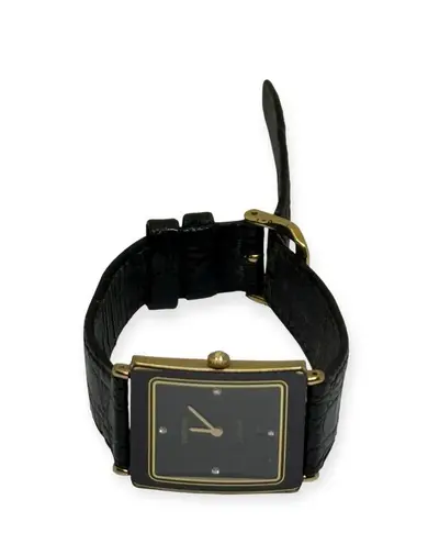 Rado ꔘ Iconic Jubile Integral Diamonds Watch ꔘ Black and Gold ꔘ Florence Strap