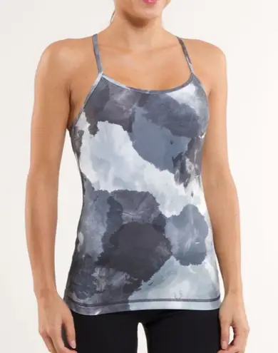 Lululemon  Power Y Tank White Coal‎ Tinted Canvas Super Size 10 thumbnail 1
