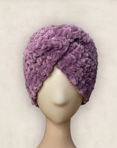 Velvet Ear Warmer Twisted Knitted Headband Women Hairband Winter Holiday Gift Red