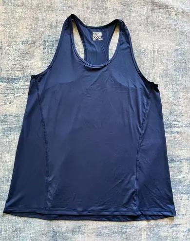 32 Degrees Heat 32 Degrees Navy Blue Racerback Tank Top Medium Runs Big