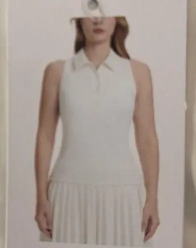 Tretorn ladies sleeveless polo with built-in bra nwt