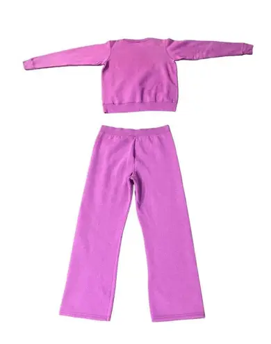 Hanes  Sweatpants (M) and Sweatshirt (S) Womens Used Pink 2 Piece