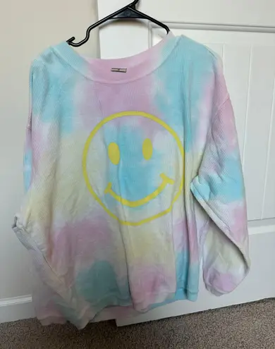 Chicka-d smiley face crew neck