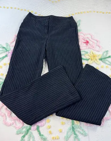 Joe Benbasset Women's Ribbed Wide Leg Pants Black Size 5 Career Casual vtg