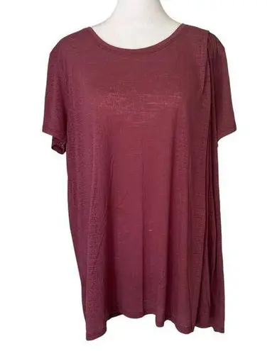 Lululemon  Back to Me maroon short-sleeve t-shirt