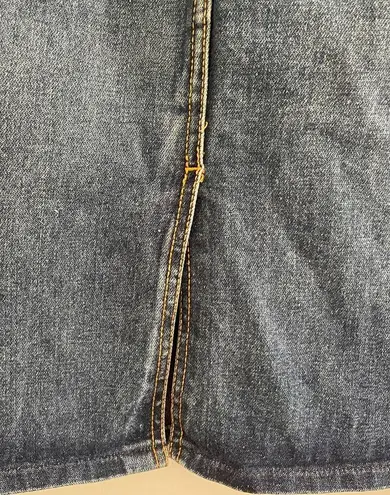 Vintage 80s 90s Gitano Denim Skirt 15W x 24L Medium Wash Size Medium Wash Jean