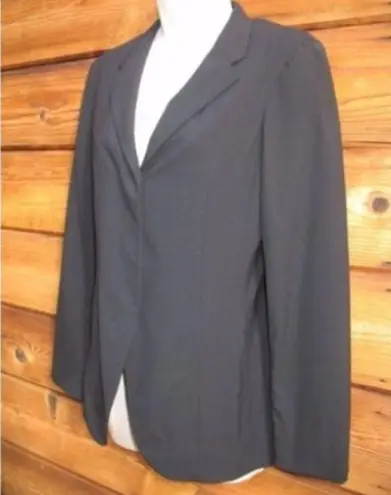 Jil Sander  Black Wool Silk Blazer