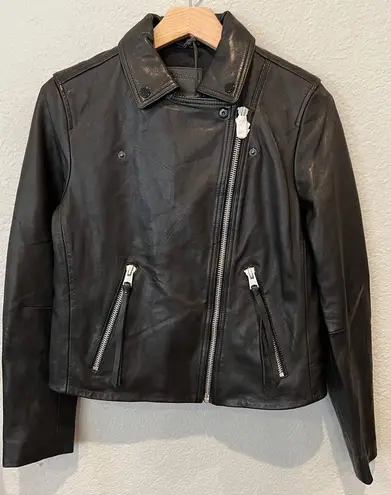 ALLSAINTS NEW! Dalby Leather Biker Jacket (US/8, UK/12)