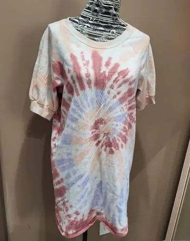 *5/$25 Sale* Tie Dye Sweatshirt Mini Dress Sz M Pink Size M