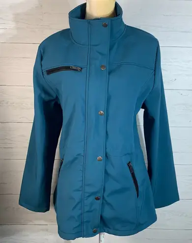 Big Chill Freestyle teal jacket size XL womens full zip Blue