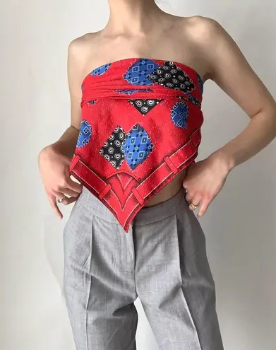 Scarf Top Red