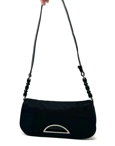 Christian Dior Vintage  Black Malice Nylon Bag