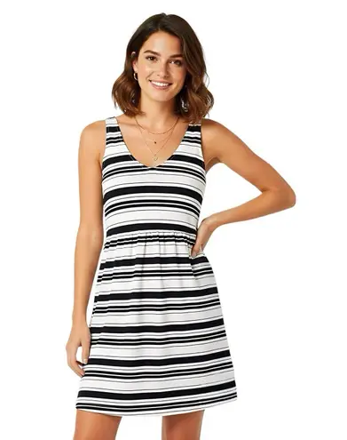 J.Crew Womens Dress Sz XS Striped Sleeveless Preppy Classic Modern Casual