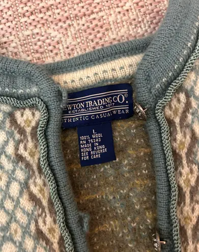 Pacific&Co newton trading vintage wool cardigan