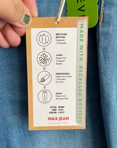 Max jeans 🆕 Super Flared Light Blue Bell Bottoms 11🆕