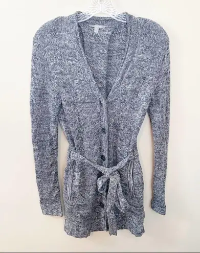 Horny Toad  Marvelous Long Merino Wool Gray Long Sleeve Cardigan