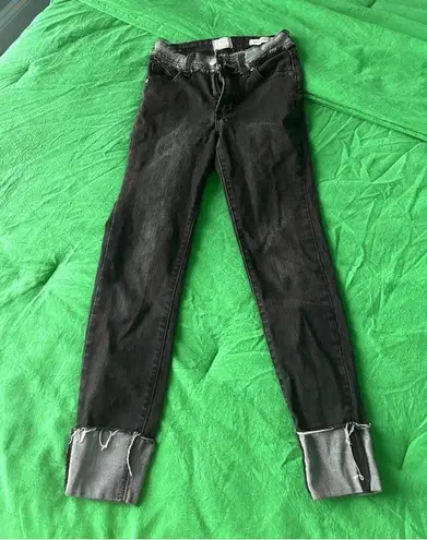 Sexy Y2K Grunge Mid Jeans Gray Size 2
