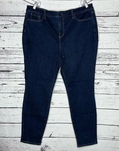 NYDJ NWT Size 16 Dark Wash Blue Denim Lift x Tuck Technology Skinny Jeans