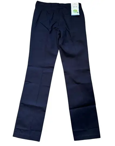 REAL SCHOOL Uniform Chino Junior Low Rise Navy Pants NWT Size 1 / 2 Blue