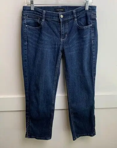 White House | Black Market  Blue Noir Slim Capri Size 8