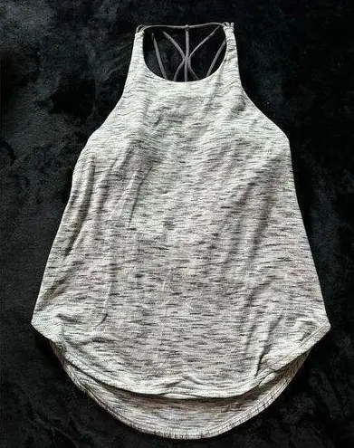 Lululemon  Women's Raise The Barre Tank Top Workout Shirt Cutout Back Bra Sz 6