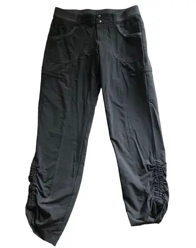 Kuhl Durango Hiking Cargo Pants Sz. 8 Gray Cinched Leg Drawstring Waist Outdoors