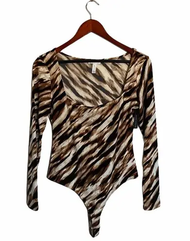 Leith NWT  Animal Print Bodysuit