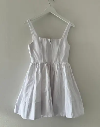 STAUD NWT Landscape White Mini Dress 4