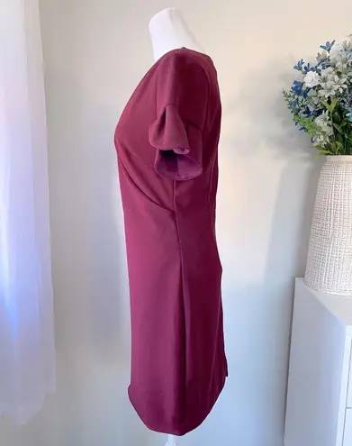 Alexia Admor Burgundy Tulip Sleeve Dress