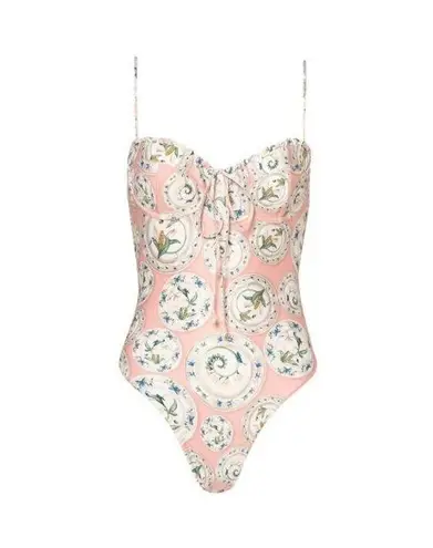 Agua by Agua Bendita Ebano Menaje One Piece Multicolor Womens Size XL Pink