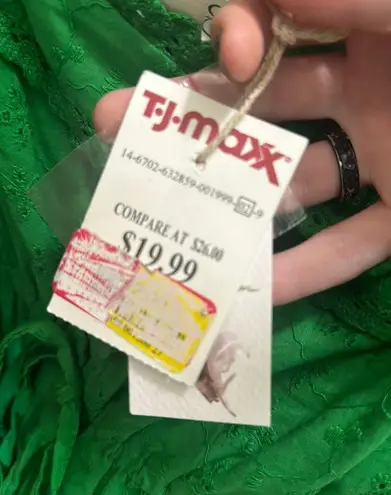 TJ Maxx Green Sundress - Image 5