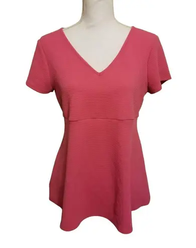 Two Hearts Maternity Pink Textured V