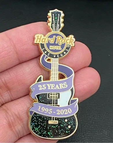 Hard Rock Cafe HARD ROCK Hotel LAS VEGAS Limited Edition 1000 25 Years 1995-2020 Guitar Pin