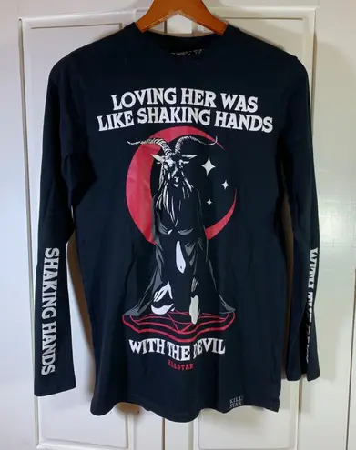 KILLSTAR Loving Her Was Like Shaking Hands With The Devil Long Sleeve Shirt