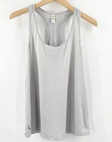 Lole Tank Top Size Large Light Gray Racerback Athleisure Athletic Yoga Outdoor